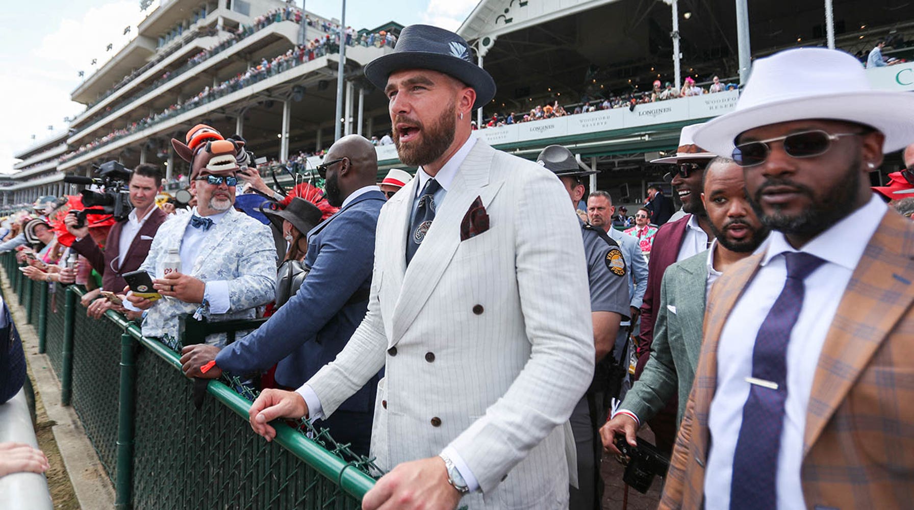 Aaron Rodgers and Travis Kelce Add Star Power to Kentucky Derby Eve Festivities