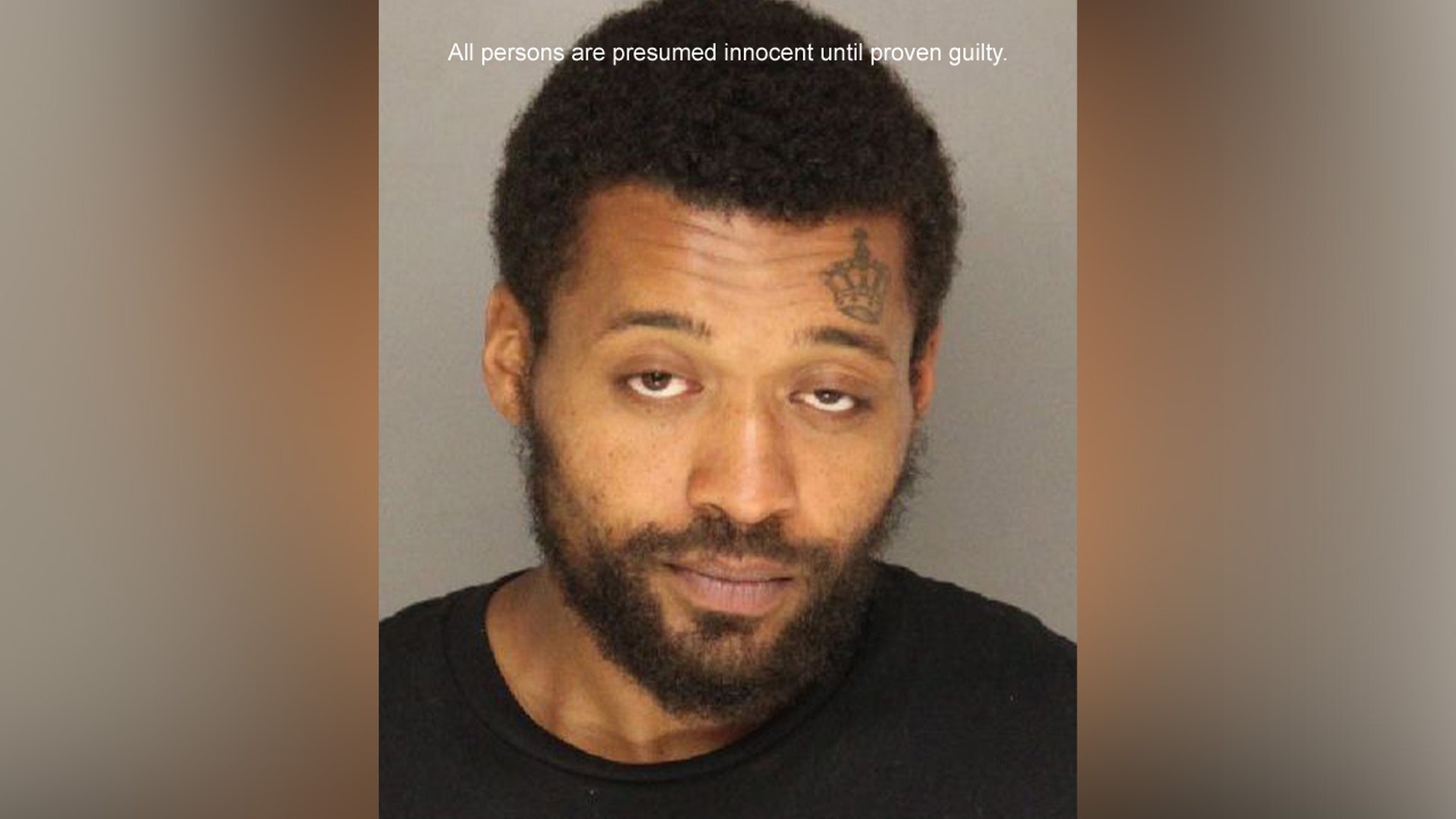 A mugshot of Bernard Polite
