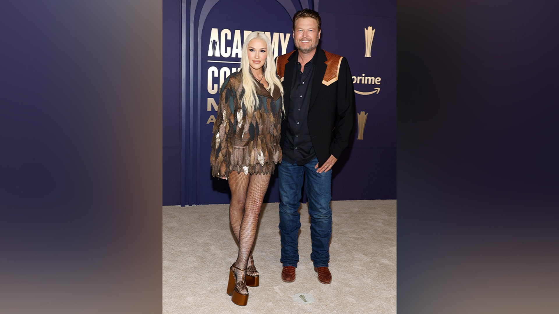 Blake Shelton and Gwen Stefani ACMS
