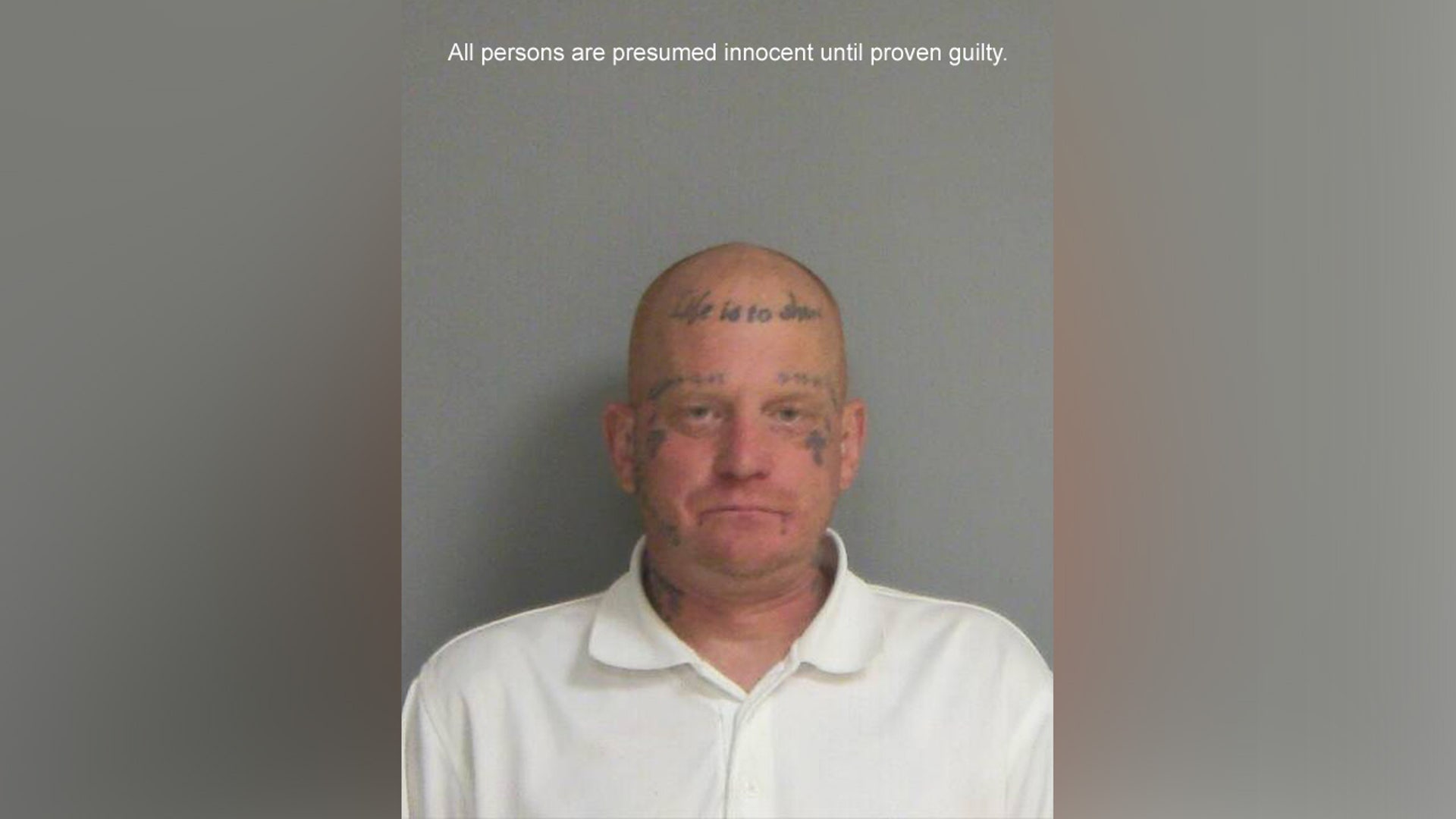 A mugshot of Joshua Trahan