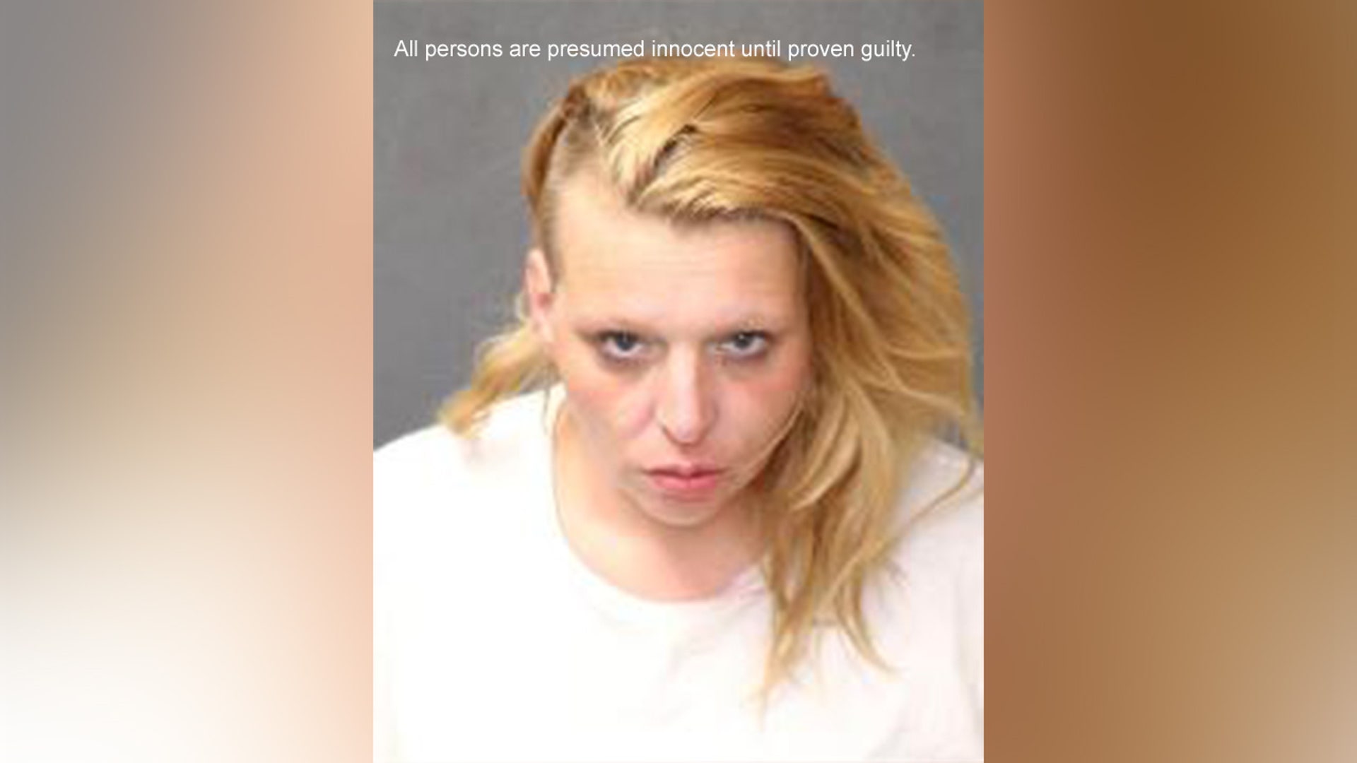 A mugshot of Natasha Fraser