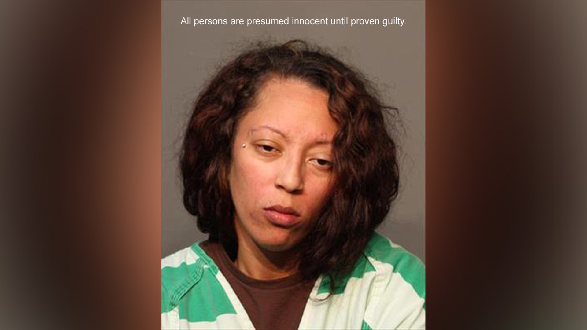 A mugshot of Asia Walter