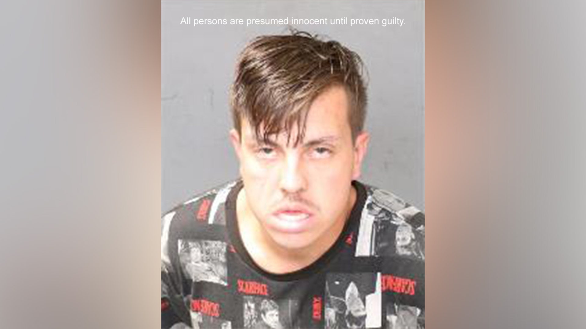 A mugshot of Fabian Lujan