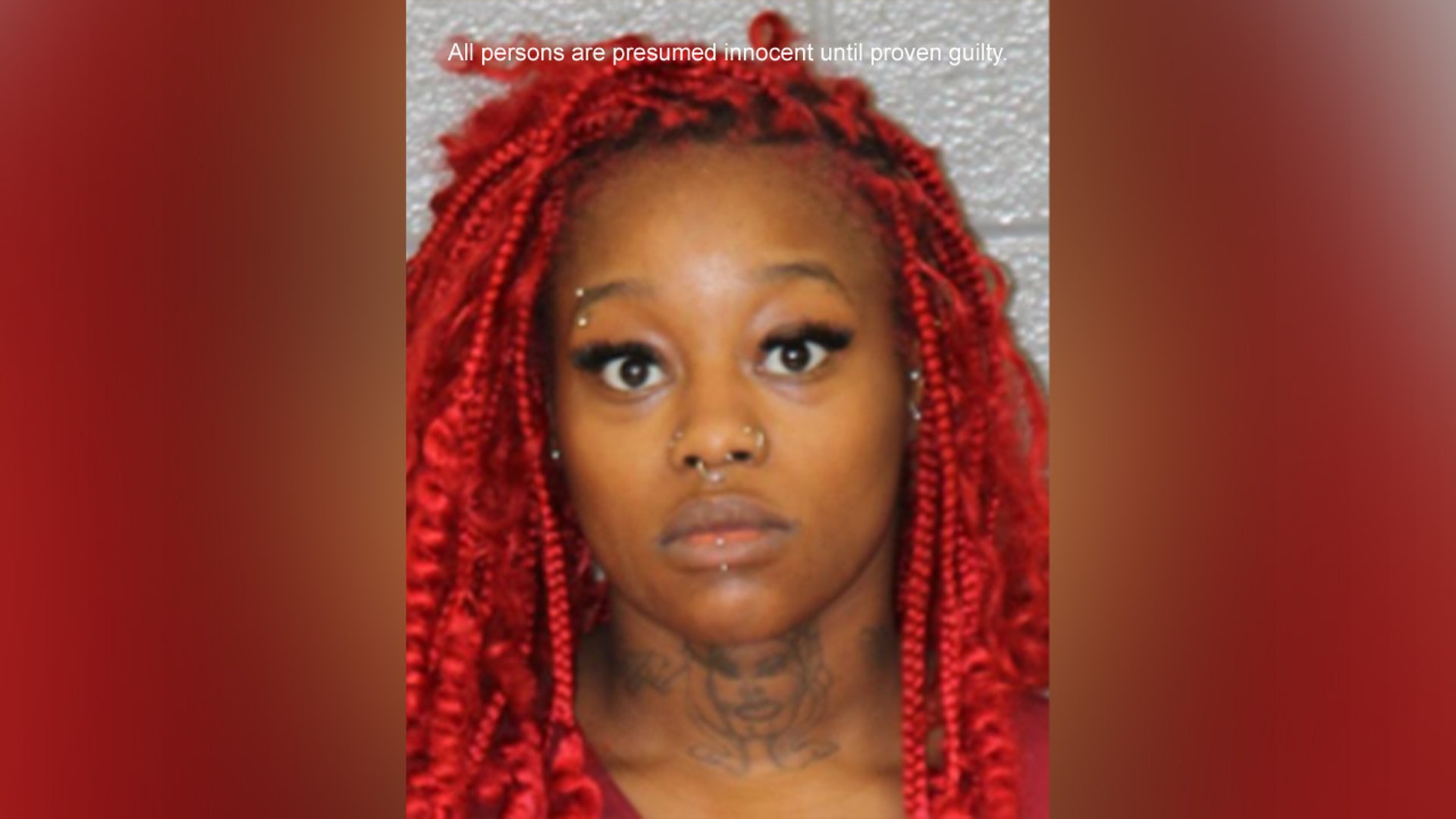 A mugshot of Gabriona Currency