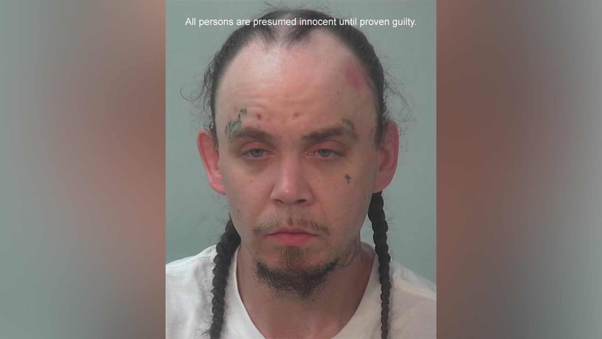 A mugshot of Kyle Hunt