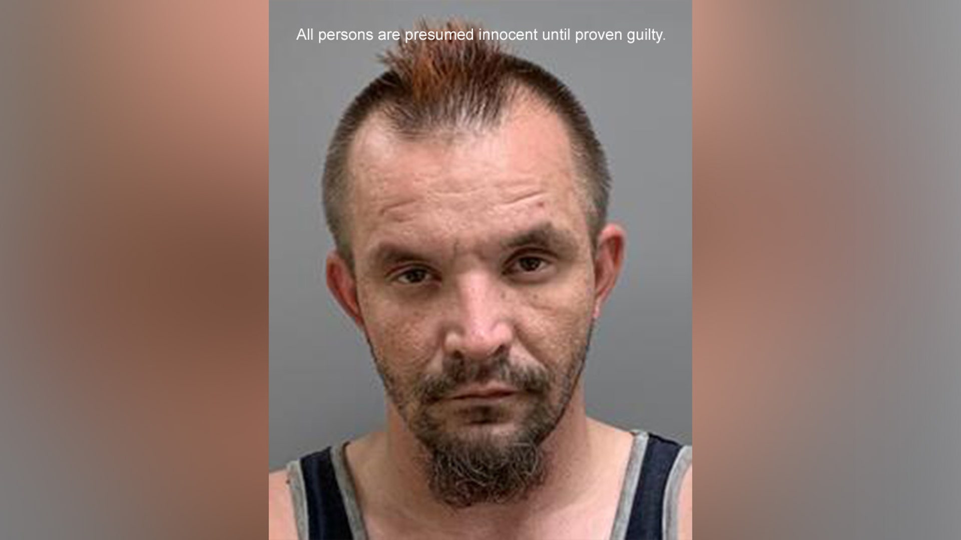 A mugshot of Mitchell Cox