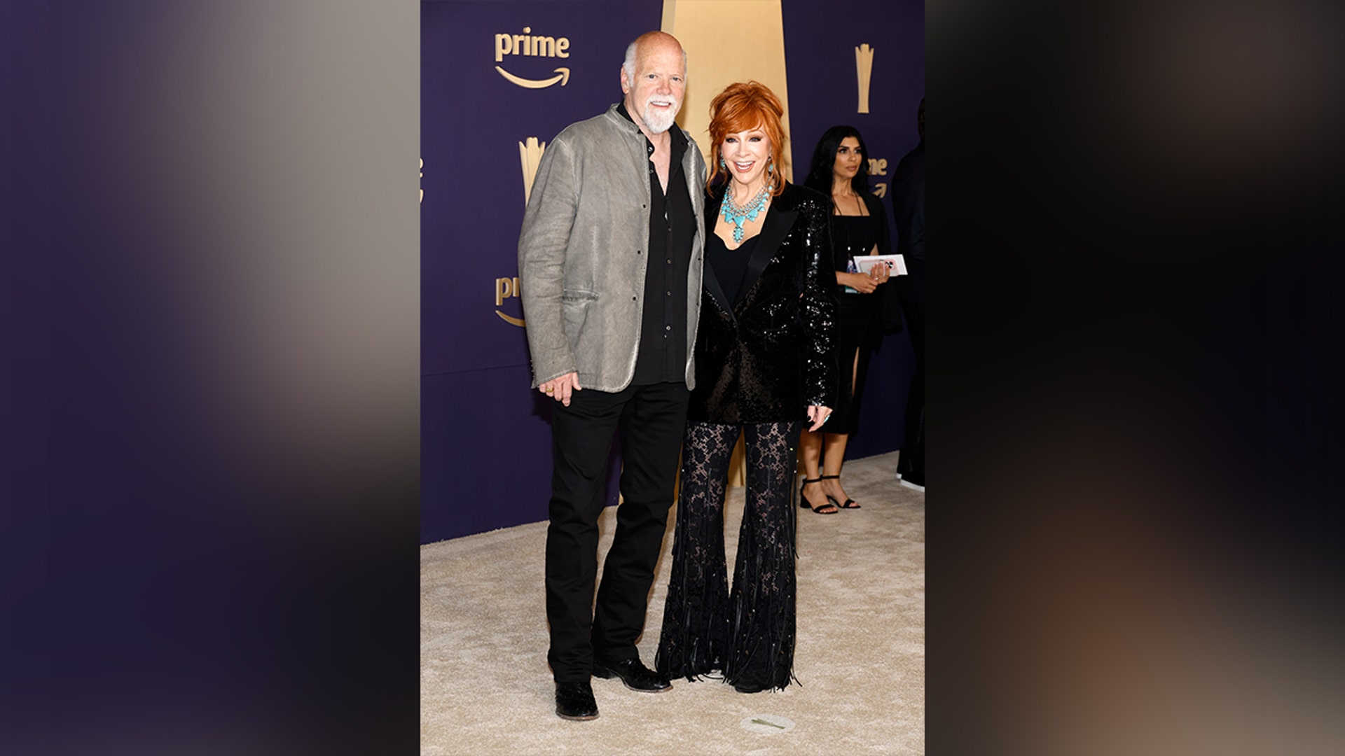 Rex Linn and Reba McEntire