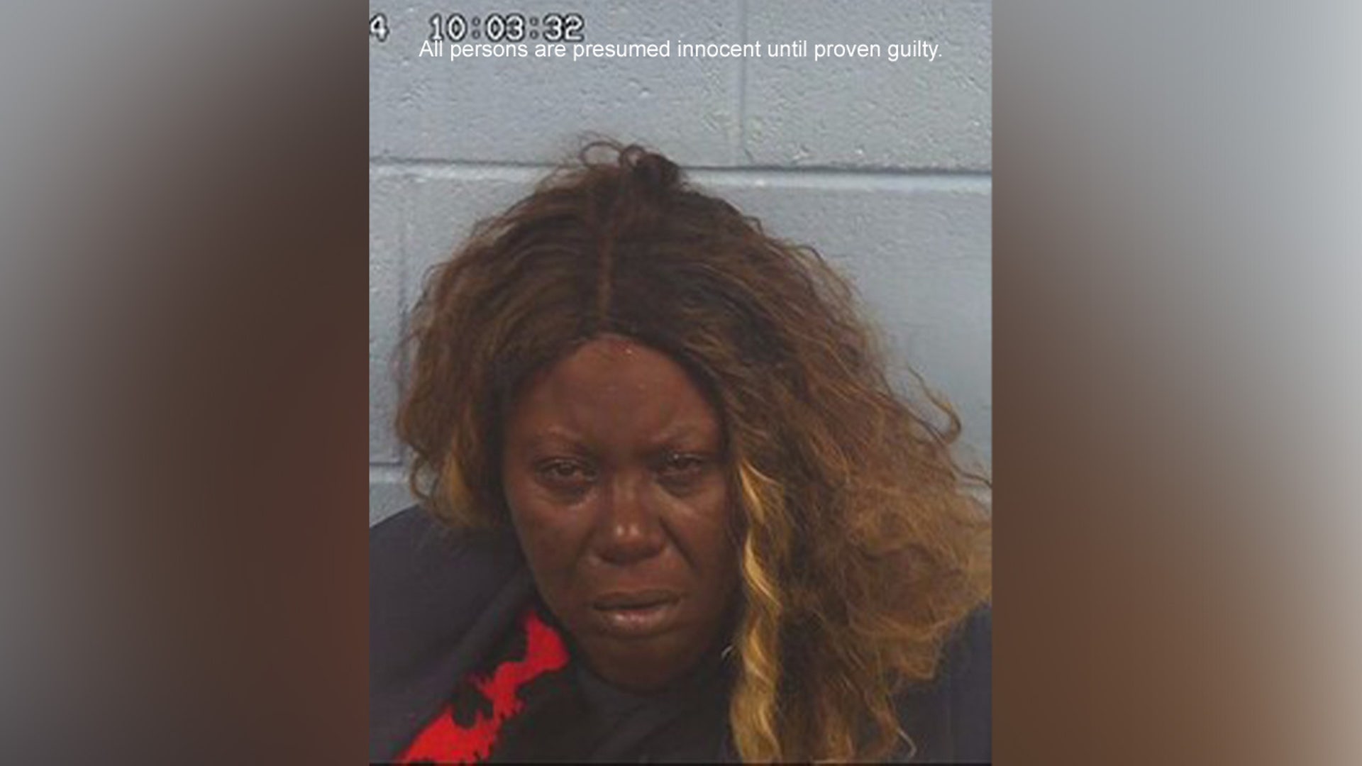 A mugshot of Tiffany Bell