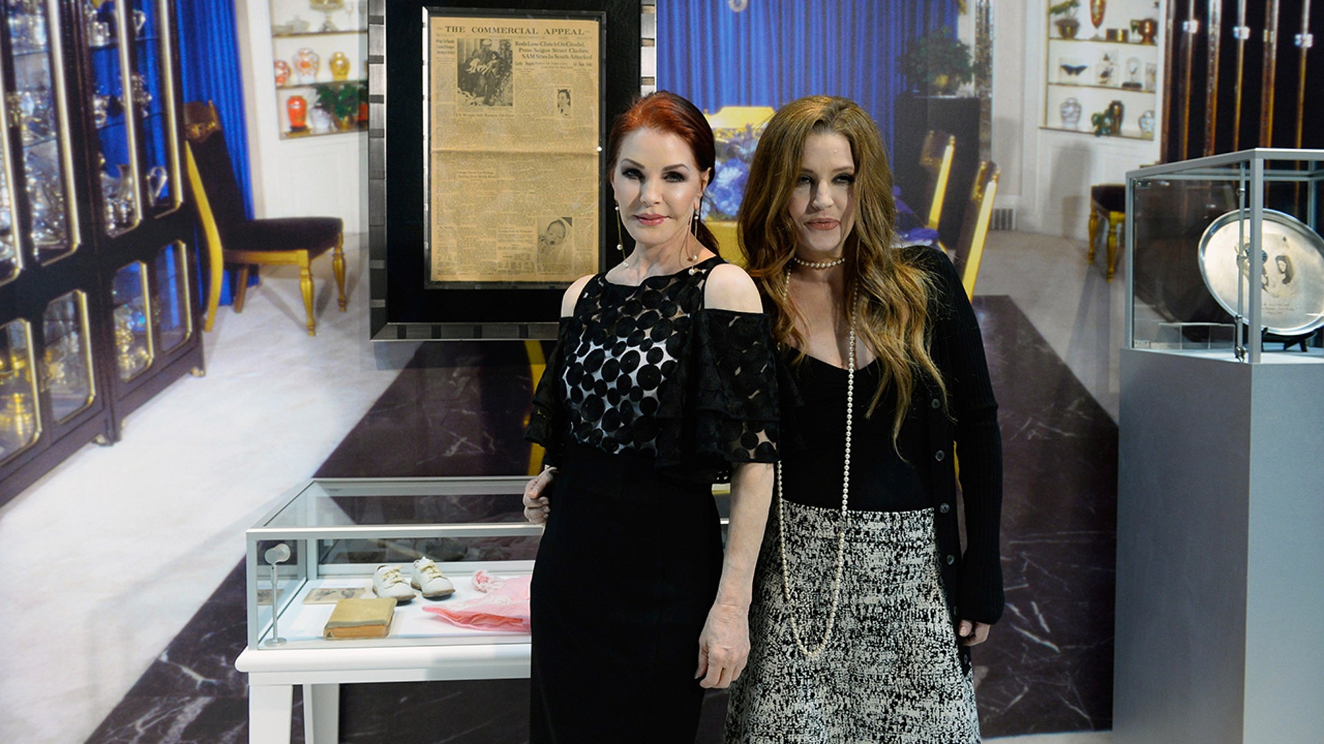 Lisa Marie Presley and Priscilla Presley in Vegas