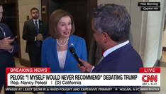 Nancy Pelosi says she 'would never recommend' Biden debate Trump on stage after surprise announcement