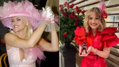 Anna Nicole Smith's daughter Dannielynn Birkhead steps out in a bold red gown at Kentucky Derby