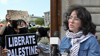 Columbia student goes viral for saying anti-Israel occupiers might die without food delivery