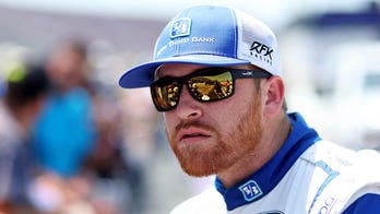 Chris Buescher angrily confronts Tyler Reddick after late-race incident at Darlington