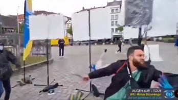 Anti-Islam activist stabbed in Germany attack caught on video