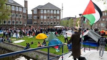 Anti-Israel encampment sprouts up at University of Amsterdam, Netherlands police immediately take action
