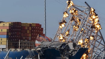 Collapsed Francis Scott Key Bridge detonated to help free ship from Port of Baltimore