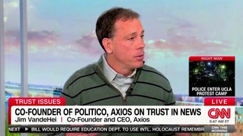 Politico co-founder urges media to 'be more humble' as trust in journalism plummets