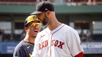 Red Sox, Brewers clear benches after heated words between pitcher and first base coach
