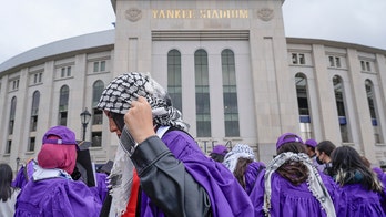 NYU students walk out of commencement, demand university divest from Israel