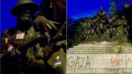 Veterans groups 'saddened' by anti-Israel vandalism of New York City World War I memorial