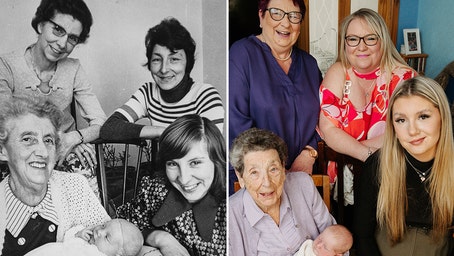 Family celebrates five generations of women for the second time in its history