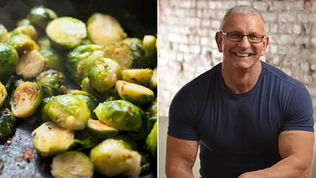 Recipe from chef Robert Irvine features brussels sprouts to 'fill you up,' not 'weigh you down'