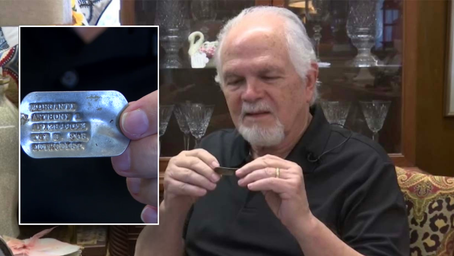 Vietnam veteran reunites with his lost dog tag after 56 years
