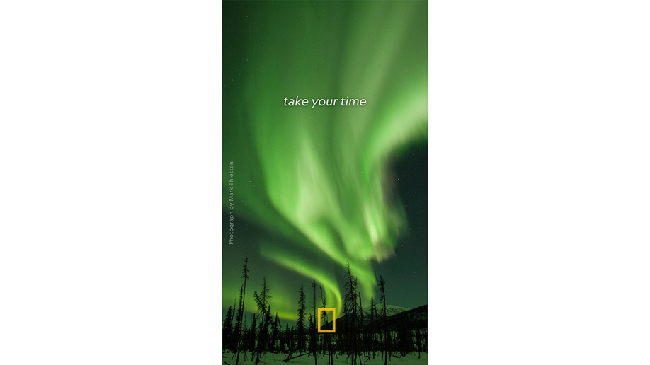 natgeo downloadable phone background with northern lights