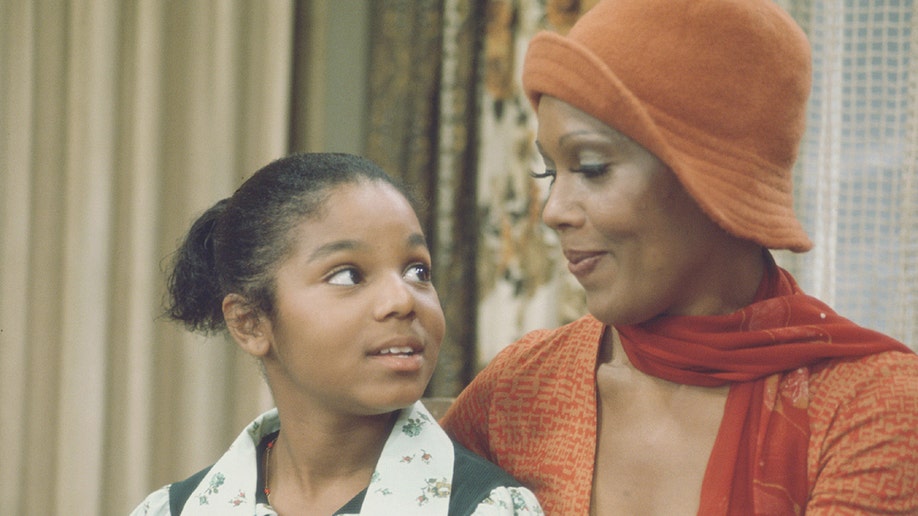 Janet Jackson as a child in the show "Good Times"