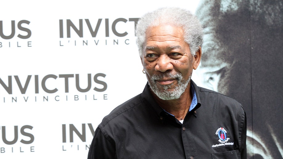 Morgan Freeman at "Invictus" premiere