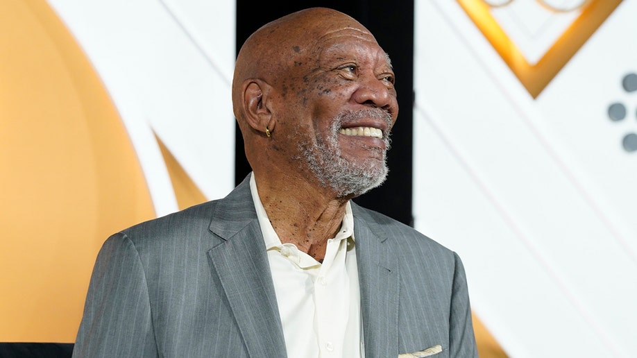 Morgan Freeman smiling at an event