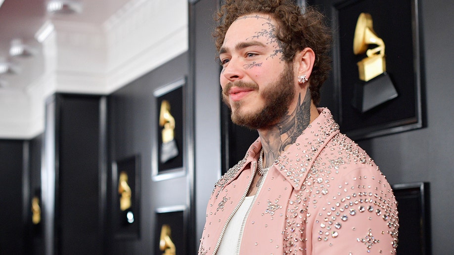 Post Malone at the Grammy Awards
