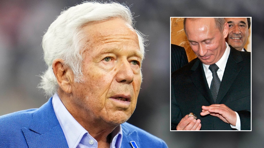 Patriots owner Robert Kraft calls out Vladimir Putin at Tom Brady roast: ‘Give me my f---ing ring back’