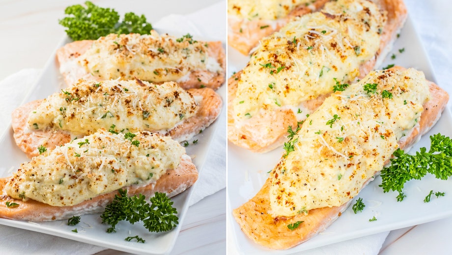 Tasty crab-stuffed salmon for dinner: Try the easy recipe