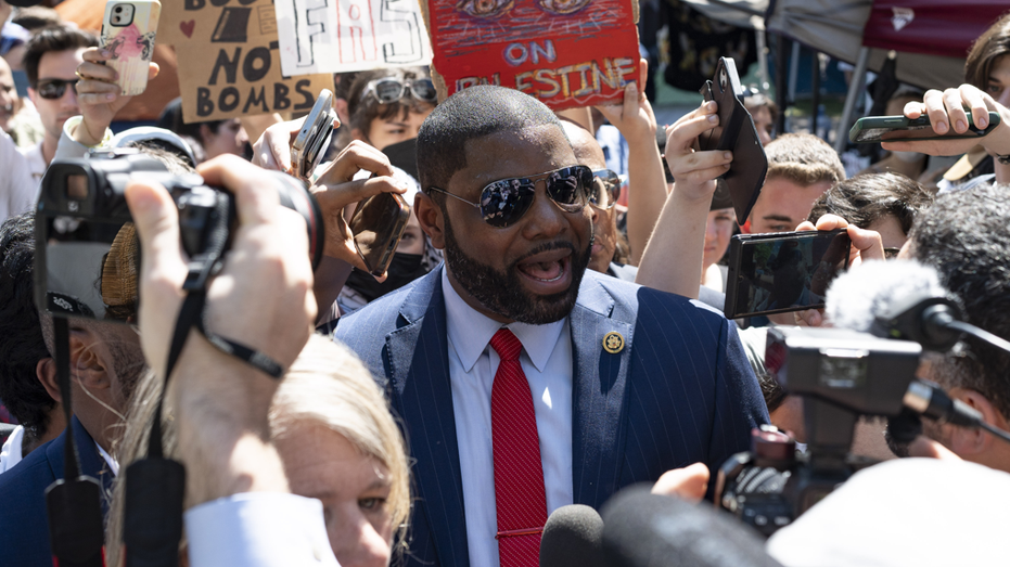 Anti-Israel agitator calls Byron Donalds an 'Uncle Tom,' 'race traitor' at GWU encampment