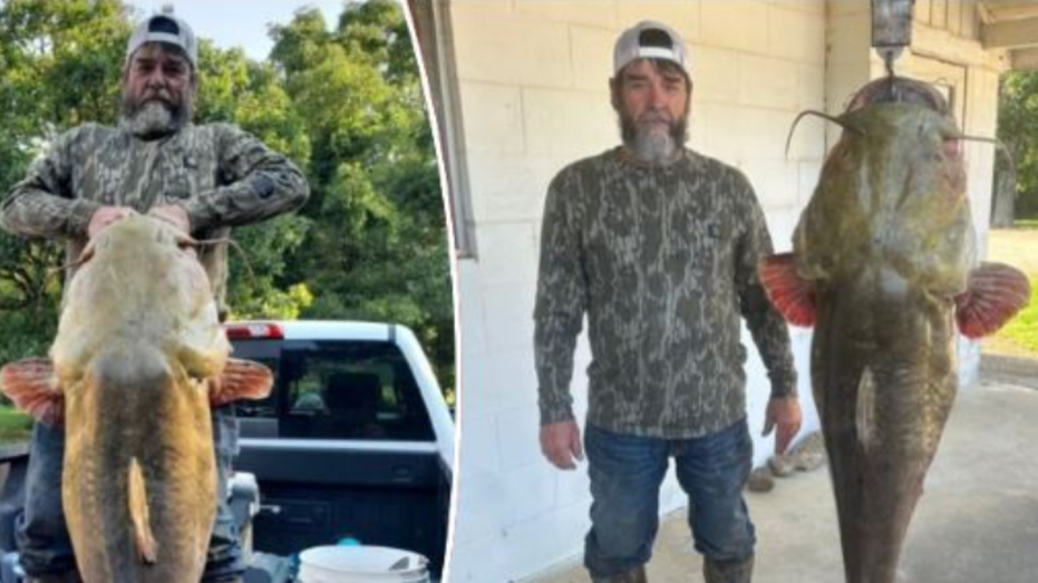 Oklahoma angler reels in 95-pound catfish: 'Heck of a catch'