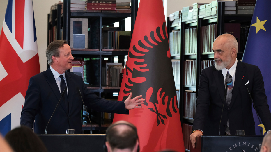 UK's Cameron lauds sharp decline in illegal migration from Albania during visit