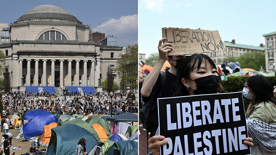 New anti-Israel encampment forms at Columbia University as school initiates ‘dialogue’ with student leaders