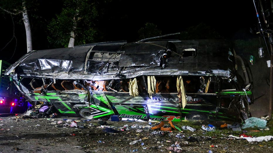 11 confirmed dead, including students, in Indonesia bus crash after reported brake failure