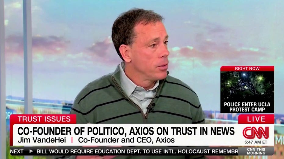 Politico co-founder urges media to ‘be more humble’ as trust in journalism plummets