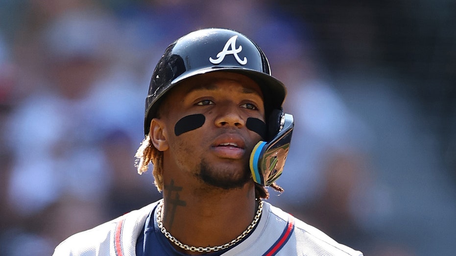 Braves’ Ronald Acuña Jr, out for season with torn ACL, apologizes to fans on social media