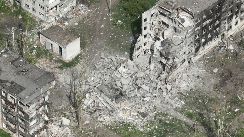Drone footage shows devastation in Ukraine’s strategic eastern city of Chasiv Yar as Russians near