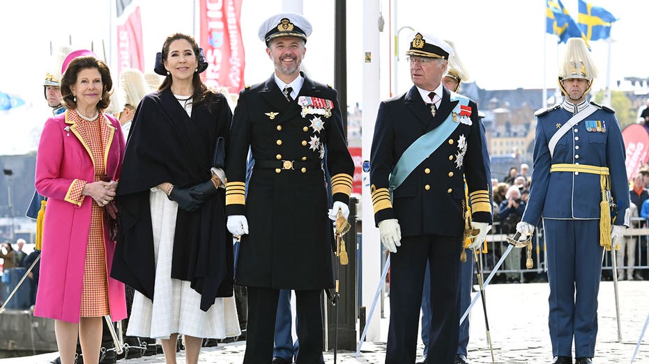 Denmark’s new monarchs visit Sweden on first official trip abroad