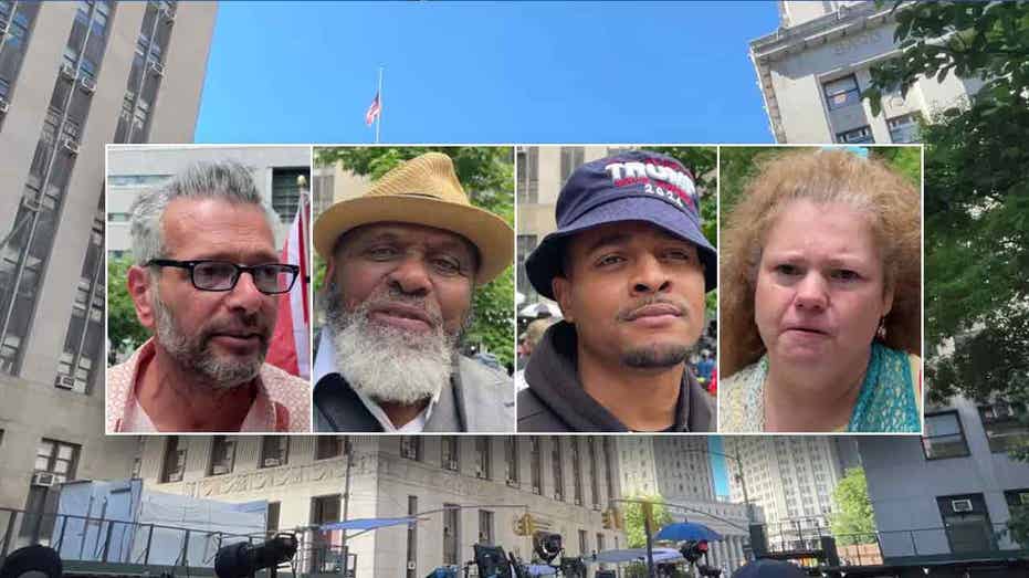 Supporters rally around Trump outside NYC courthouse: Biden 'ain't for' Black America