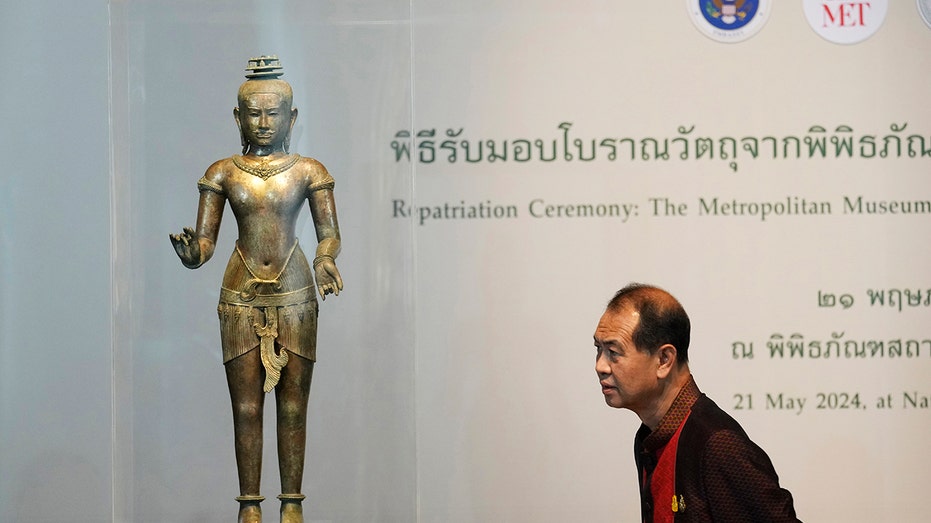 Thailand welcomes the return of trafficked antiquities from New York's Metropolitan Museum