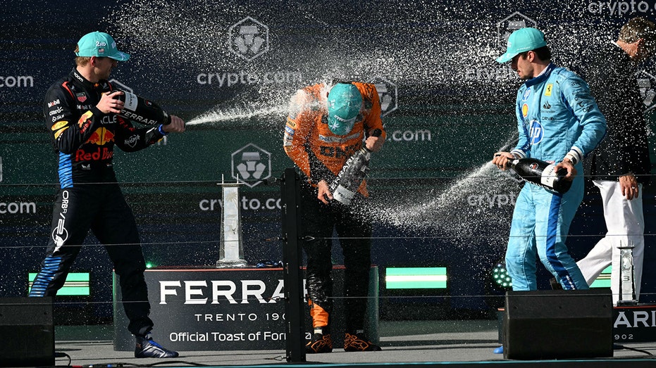 Miami Grand Prix winner seen spraying bubbles after Formula 1 race: Here’s where the tradition started