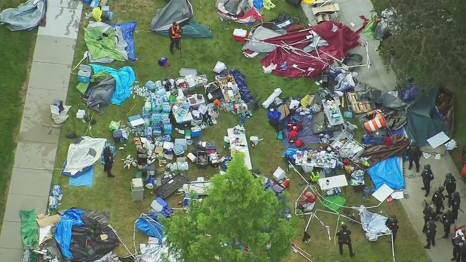 Anti-Israel encampment at Wayne State University is dismantled, police arrest at least 8 protesters