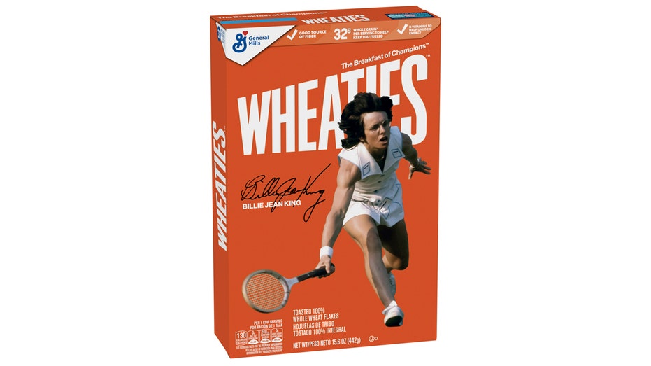 Limited-edition Wheaties box will feature tennis great Billie Jean King