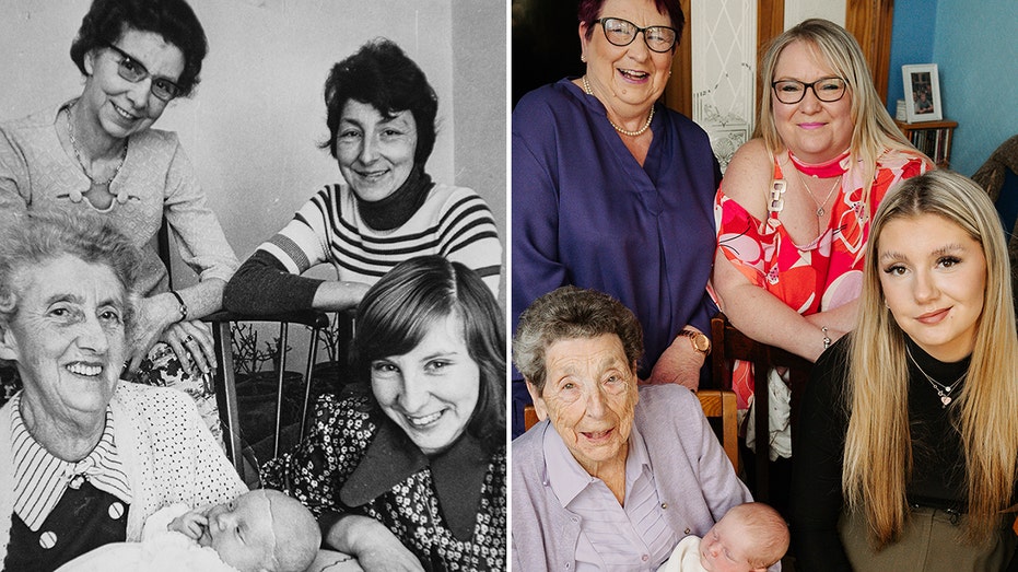 Family celebrates 5 generations of women for second time in its history: ‘Quite remarkable’