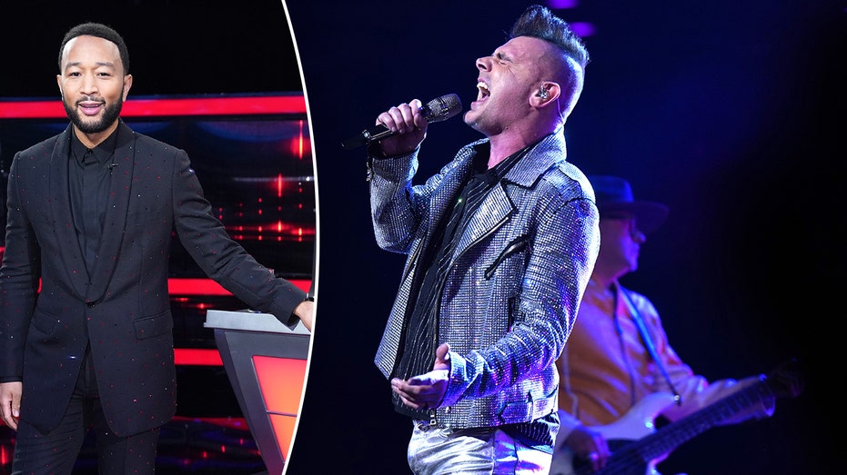 John Legend interviewed by Luna, his 8-year-old daughter, at finale of 'The Voice'